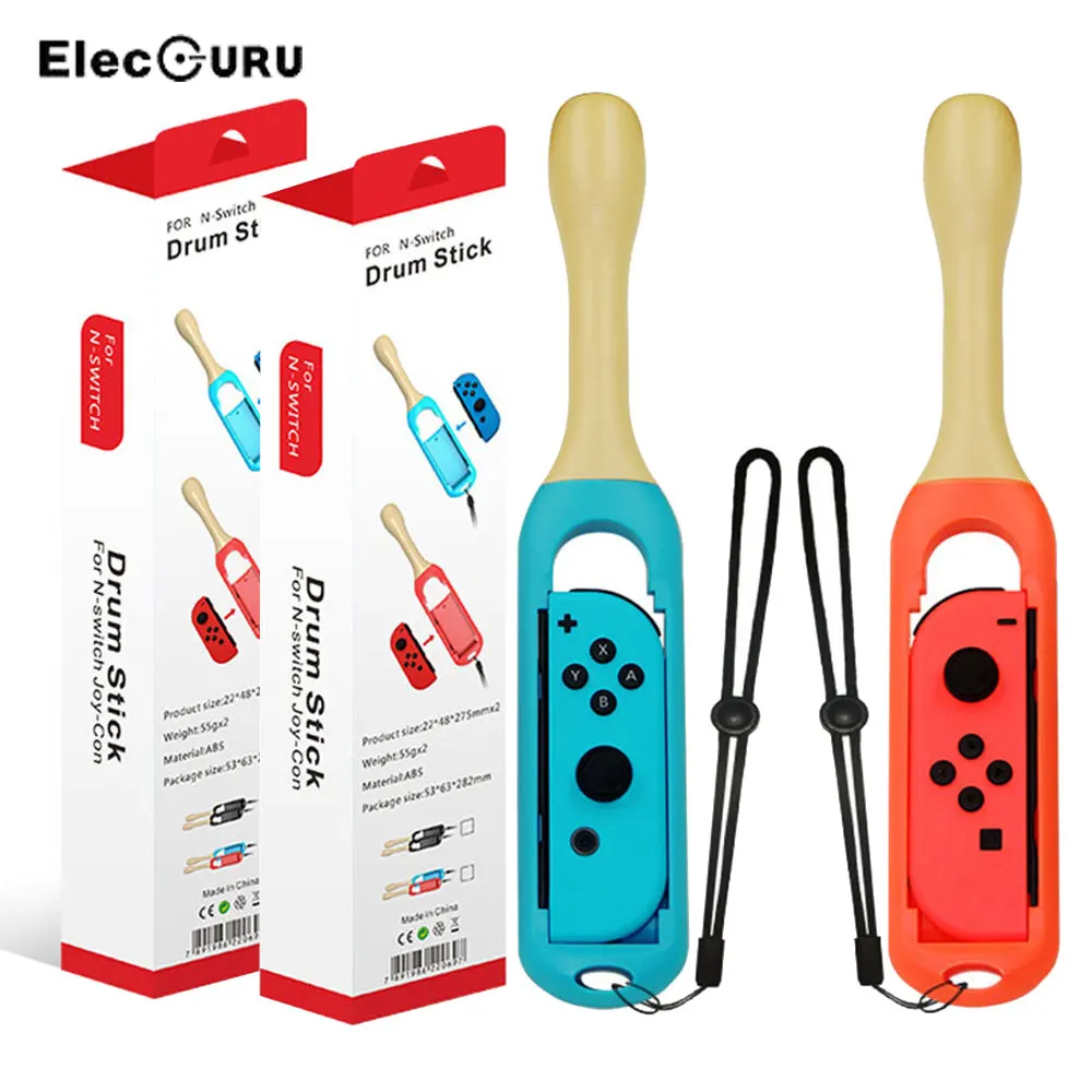 2 Pezzi Drum Stick Per Nintendo Switch Joy-Con Games Periferiche Handgrip Sense Drum Stick Per Controller Joy-Con N-Switch
