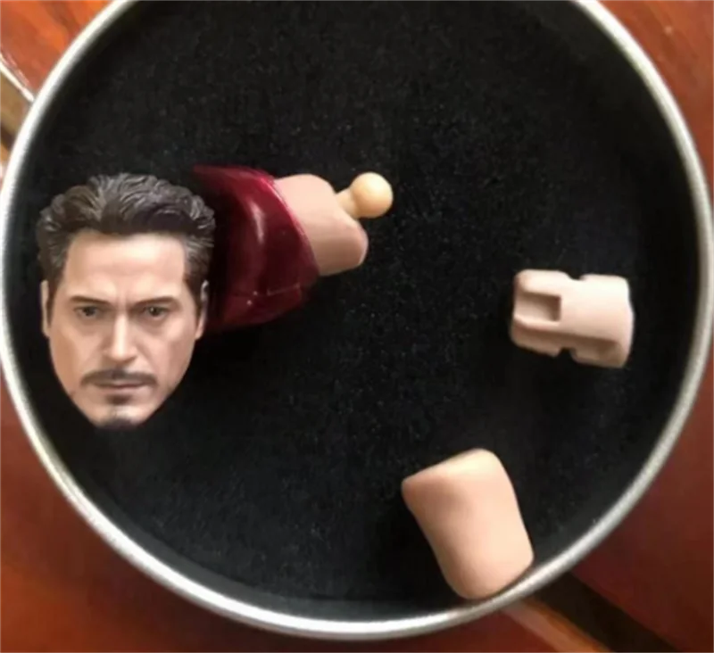 

Iron Man Mark 50 1/12 Tony Stark Head Carving F 6" SHF Action Figure Doll