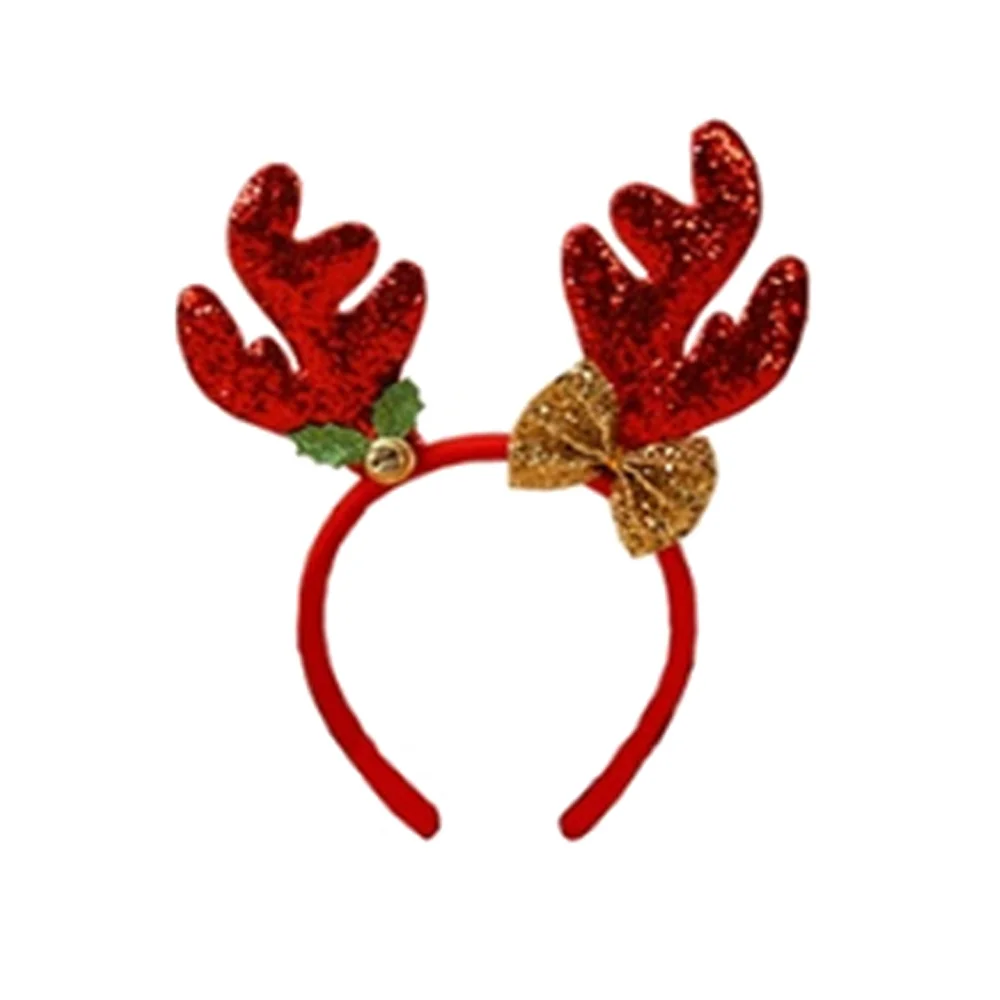 Рога обруч-украшение для волос Рождественское украшение Милая головная повязка для выступлений банкетные мероприятия аксессуары для взрослых и детей