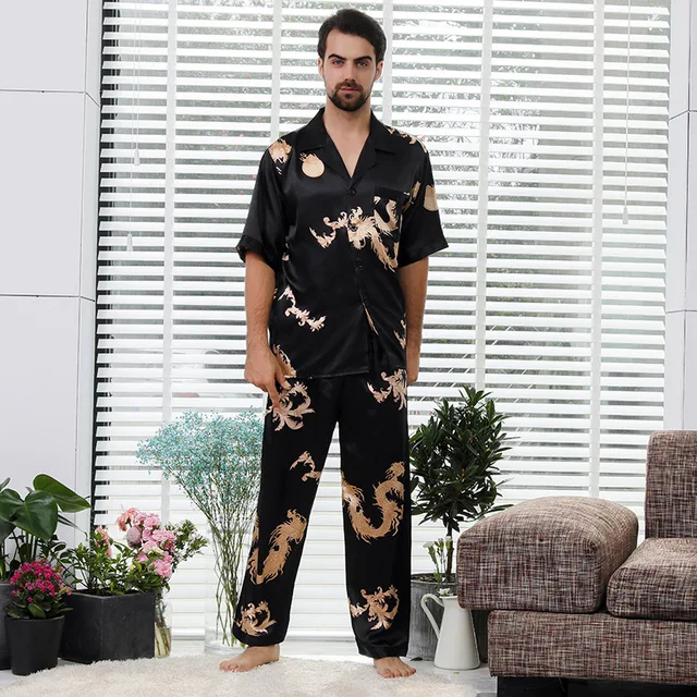 Dragon print pajamas Clearance