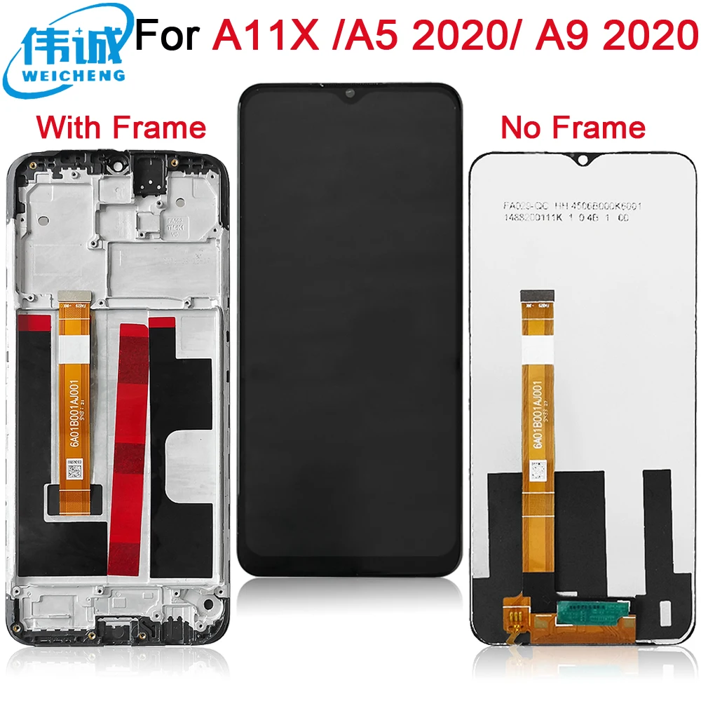 

Black 6.5 inch lcd For Oppo A11 / A11x 2019 / A5 / A9 (2020) CPH1937 CPH1939 CPH1931 LCD Display Touch Screen Digitizer Assembly