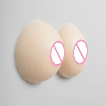 

600g/pair White/Beige/Brown Artificial Silicone Boobs Fake Breast Silicone Crossdresser Boobs Breast Form