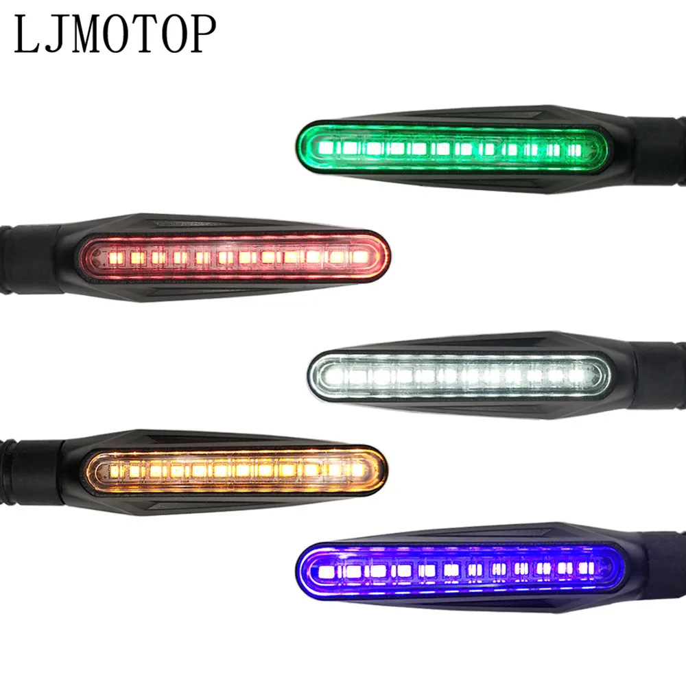 

LED Motorcycle Turn Signal Lights Flashing Signal Lamp Accessories For aprilia CAPANORD 1200 CAPONORD/ETV1000 DORSODURO 1200 750