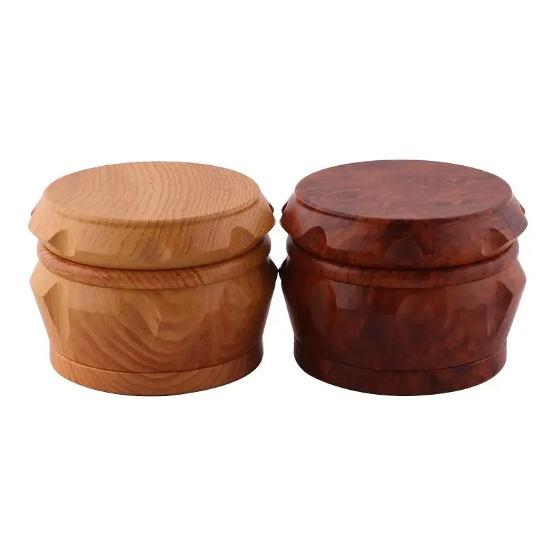 Herb Grinder Smoking Accessories Tobacco Smoking Accessories Tobacco Grinder Three Size 4 Layers Resin Tobacco Herb Smoke Grinders CNC Teeth Herbal Spice Crusher for Smoking Accessories