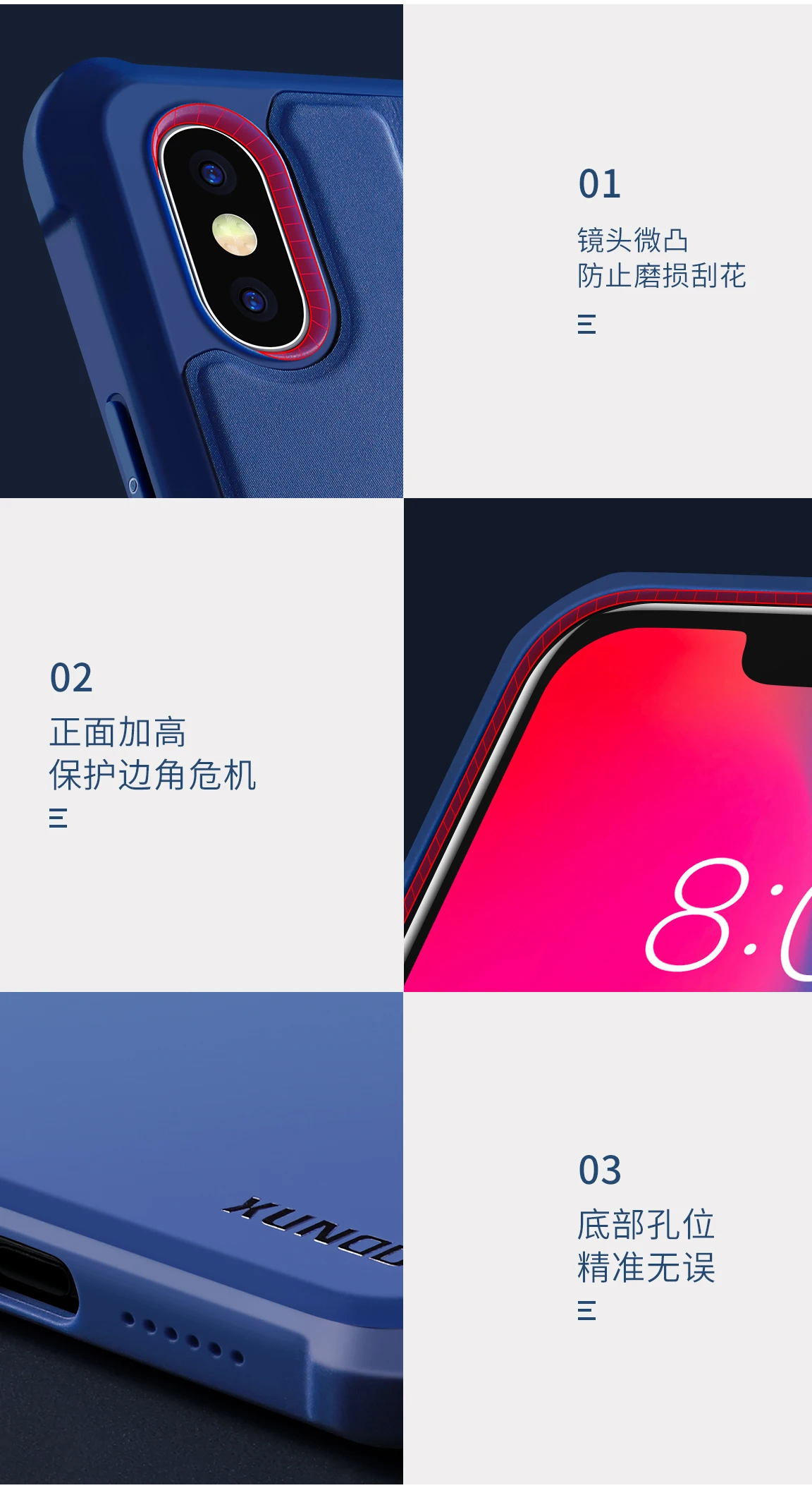Для iPhone XR чехол Xundd роскошные подушки безопасности противоударный из искусственной кожи флип-чехол для iPhone XS чехол для iPhone X XS Max чехол Coque
