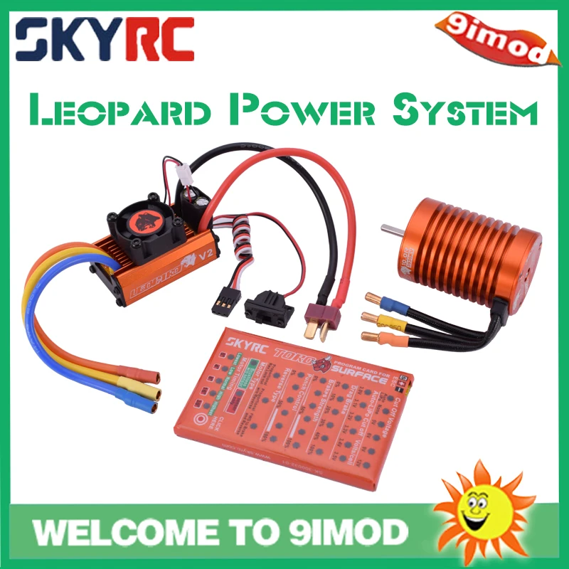 SKYRC Leopard 10 0 T бесщеточный двигатель 3930KV 60A ESC светодиодная карта для