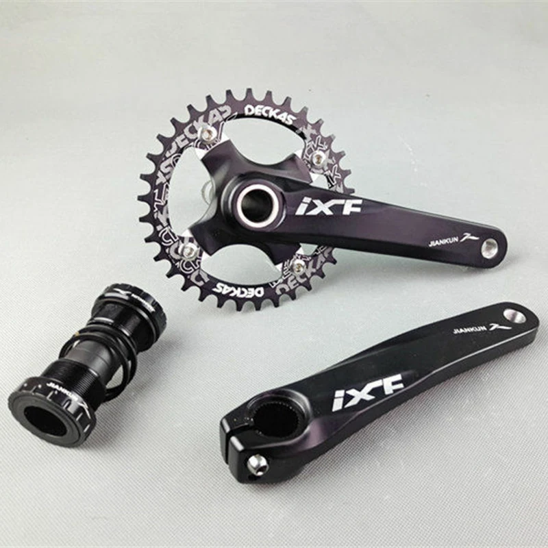 

104 BCD Bicycle Crankset Cranks Arm & Bottom Bracket &Chainring 6.7inch for IXF MTB Mountain Road Bike cycling Spare Parts