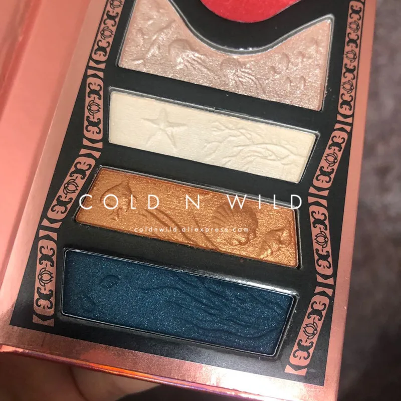 cold n wild new amazing beatifull !eyeshadow pallet highlighter blush makeup enchase eye shadow