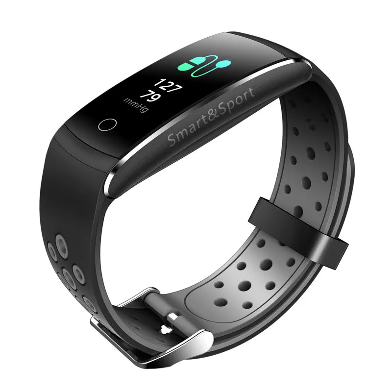 New Year Q8S Smart Bracelet Blood Pressure Fitness Tracker Smart Wristband Heart Rate Monitor Waterproof Watch For Android& IOS