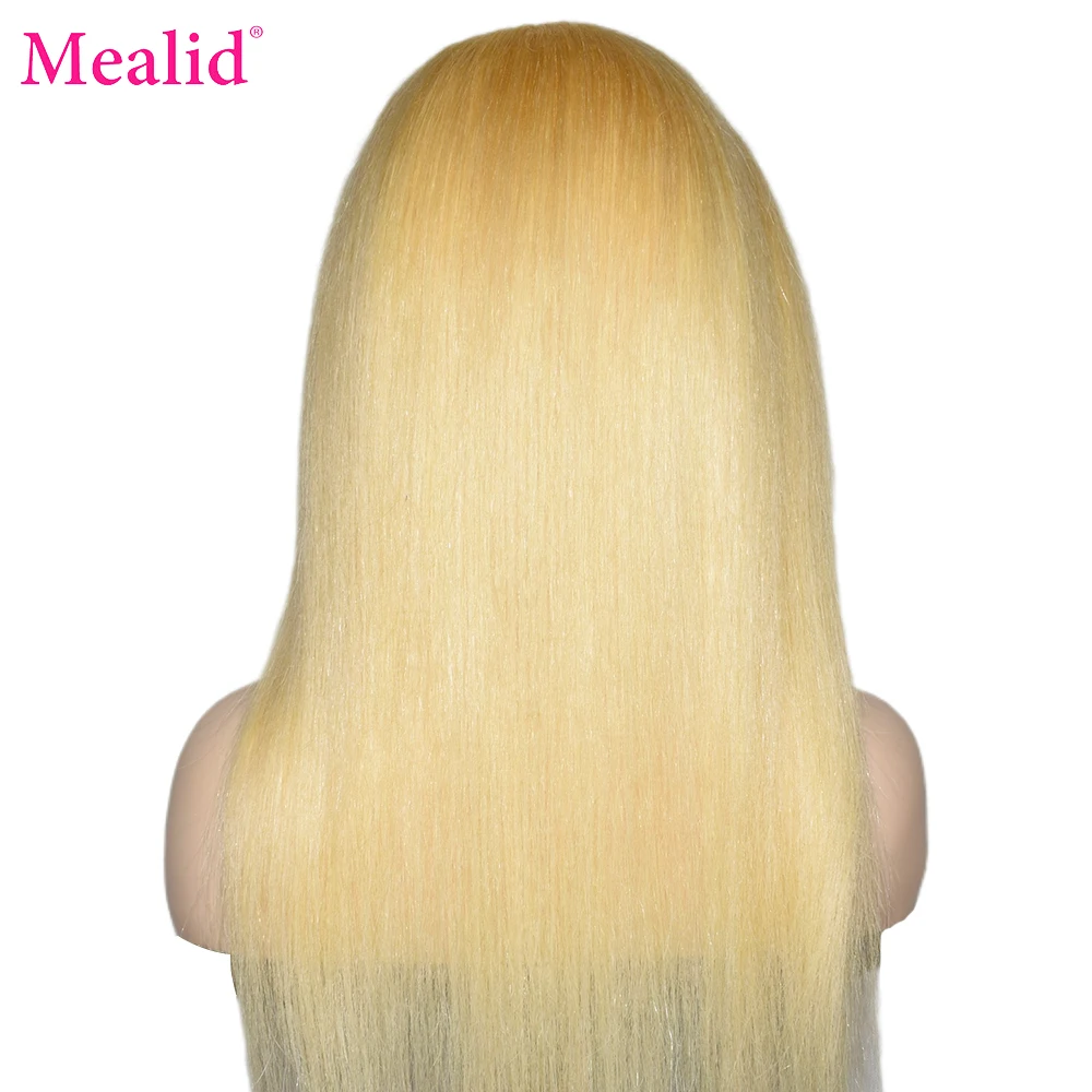 Mealid бразильские волосы Remy 613 блонд кружева закрытия 4*4 свободная часть 1B/27 1B/30 1B/99j