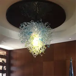 Современная цепочка висячие светильники Турецкая Люстра большой торговый центр мяч стиль ручная выдувная художественная стеклянная