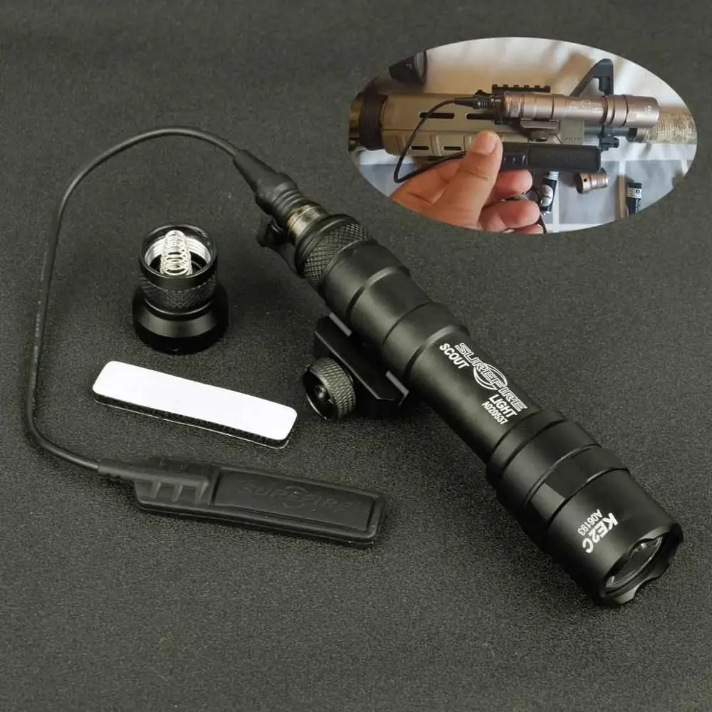 

Tactical M600 M600B Scout Light Gun Pistol LED Mini Flashlight Hunting Keymod Rail Mount Weapon light For 20mm Picatinny Rail
