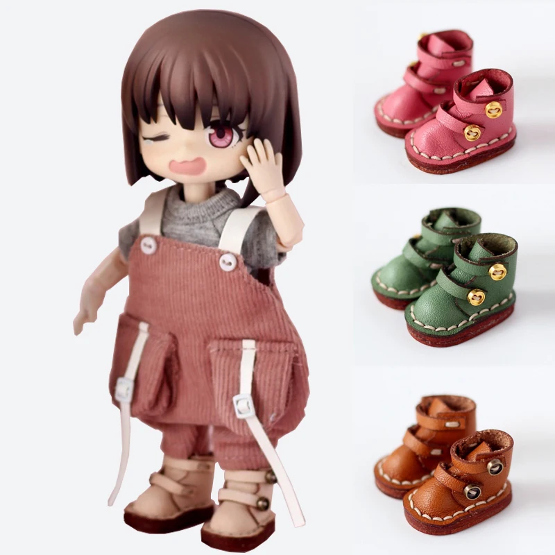 

OB11 doll shoes molly leather shoes fashion boots 1/12 BJD shoes GSC, YMY, body9 doll shoes doll accessories toy shoes
