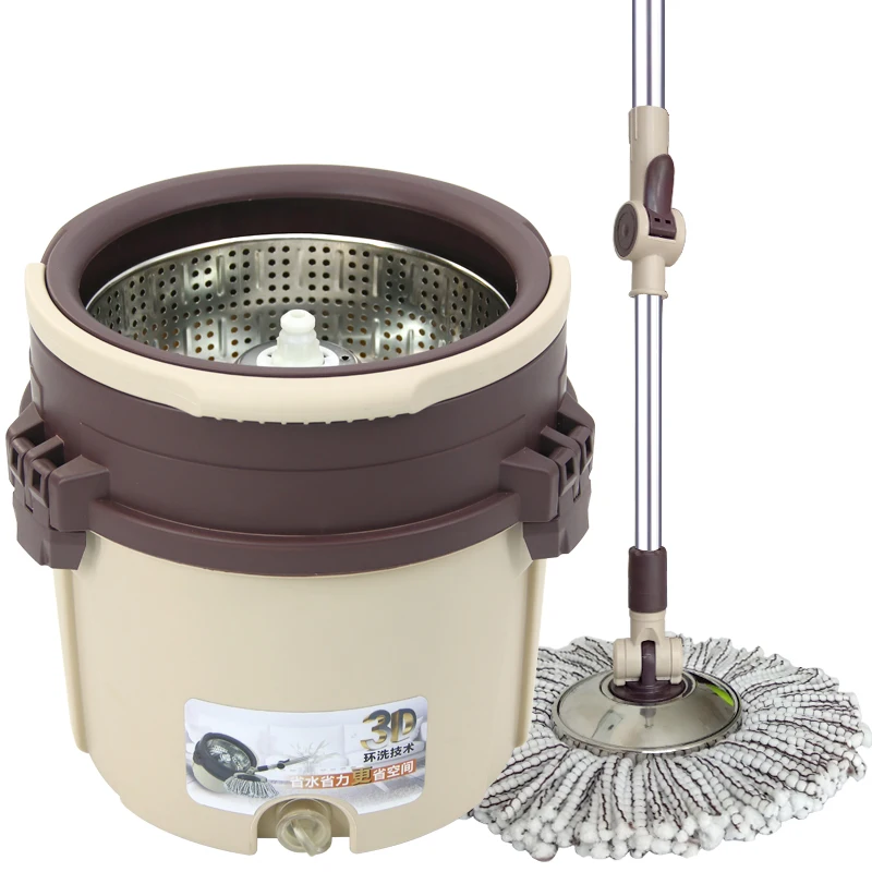 2 в 1 роторная швабра с ведром БЕСПЛАТНО Ручная стирка отжимная автоматически