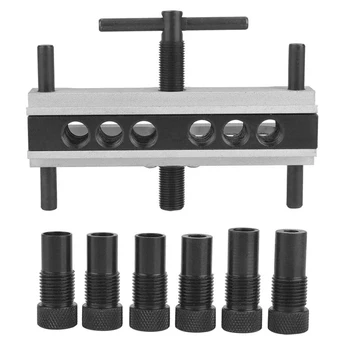 

Straight Hole Locator Self Centering Dowel Tool Kit With 6 Holes For Precise Clamping Of Workpieces Aluminum Alloy