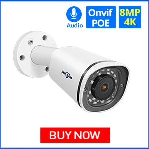 Hiseeu 4K POE IP камера Аудио 8MP Водонепроницаемая Домашняя сеть купольная камера безопасности CCTV IR H.265 CCTV видеонаблюдение Onvif