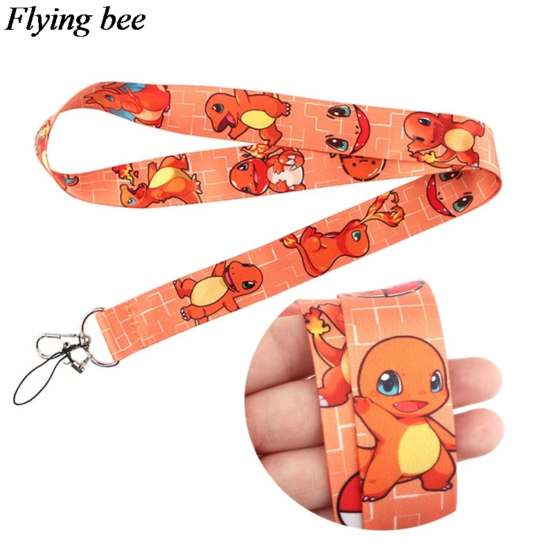 Flyingbee маленький огненный дракон брелок мультфильм милый телефон ремешок для