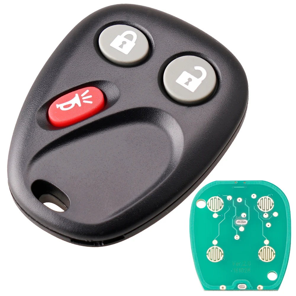 315MHz 3 Buttons Keyless Entry Remote Key Fob Remote Key Fob Fit for Cadillac Chevrolet GMC Hummer Pontiac Torrent 2003-2007