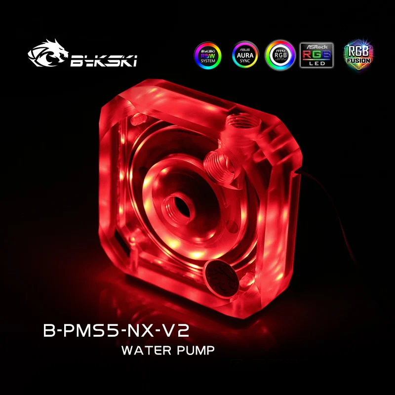 Bykski B PMS5 NX KJ PWM Armor Pumps насос серии D5 максимальный расход 1100л/ч Максимальный подъем 3