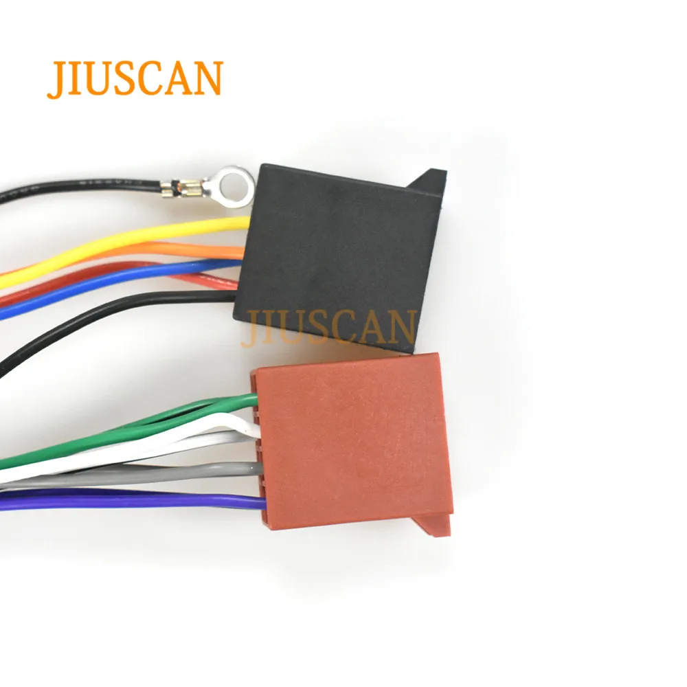JIUSCAN 12-117 ISO радио адаптер для MITSUBISHI(выберите модели) жгут проводов разъем свинцовый ткацкий станок кабель штекер Адаптер стерео