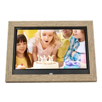 

10.1inch Digital Photo Frame Wood 1280*800 IPS HD Screen Electronic Album Movie Player for Family Friends Wedding Birthday Gifts