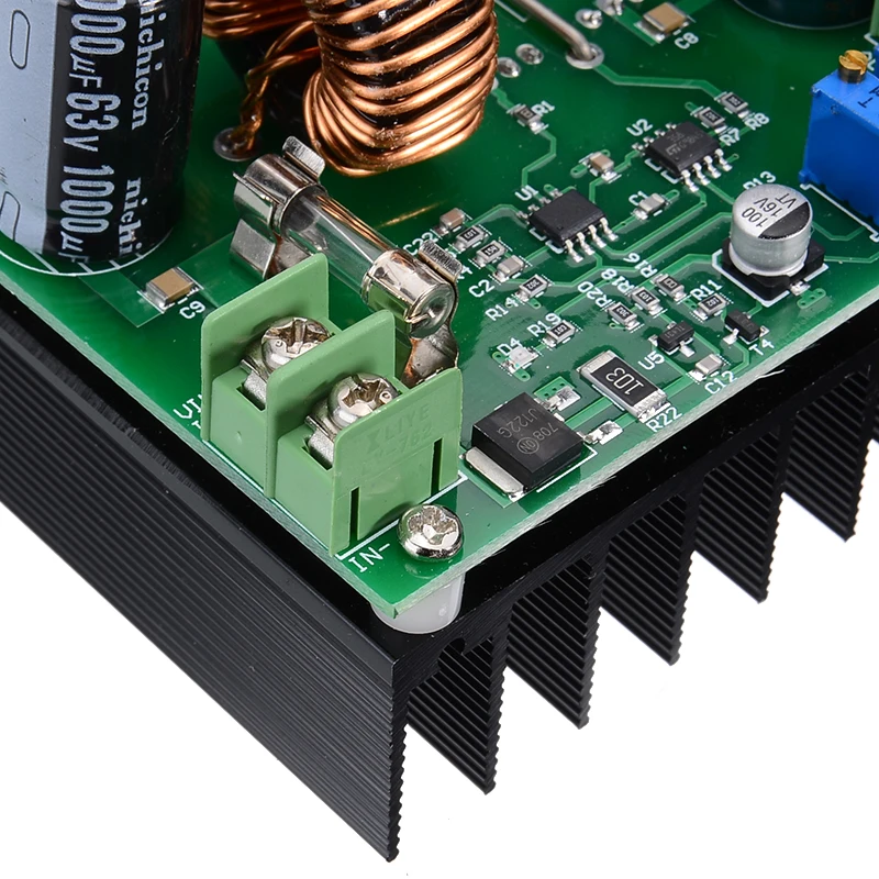 DC-DC Boost Converter Module Power Supply Booster DC Step Up Adapter Module Adjustable Voltage Regulator 12V-60V to 12V-80V