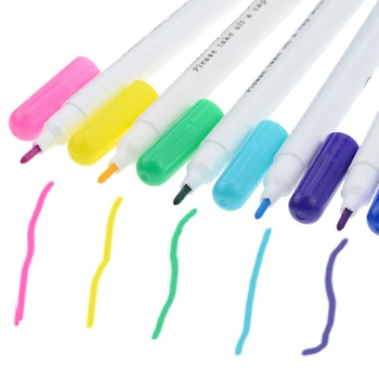 

Double Head Blue Purple Pink Air Water Erasable Pen Fabric Marker Water Soluble Automatically Disappear Pen Sewing Tool