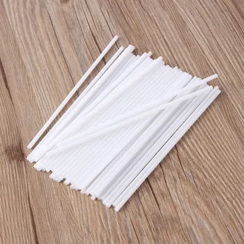 

50Pcs/set Non-Toxic Food Grade Plastic Sucker Tubes Universal Sticks For Making Candy Chocolate Cake Lollipop Pops