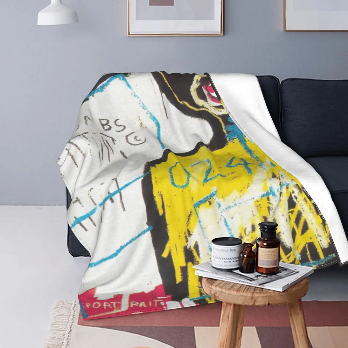 

New York Street Art Pop Art Winter Coral fleece blanket Velvet Warm Blankets Cotton Quilt Home sofa Bedroom Bedding Throws Child