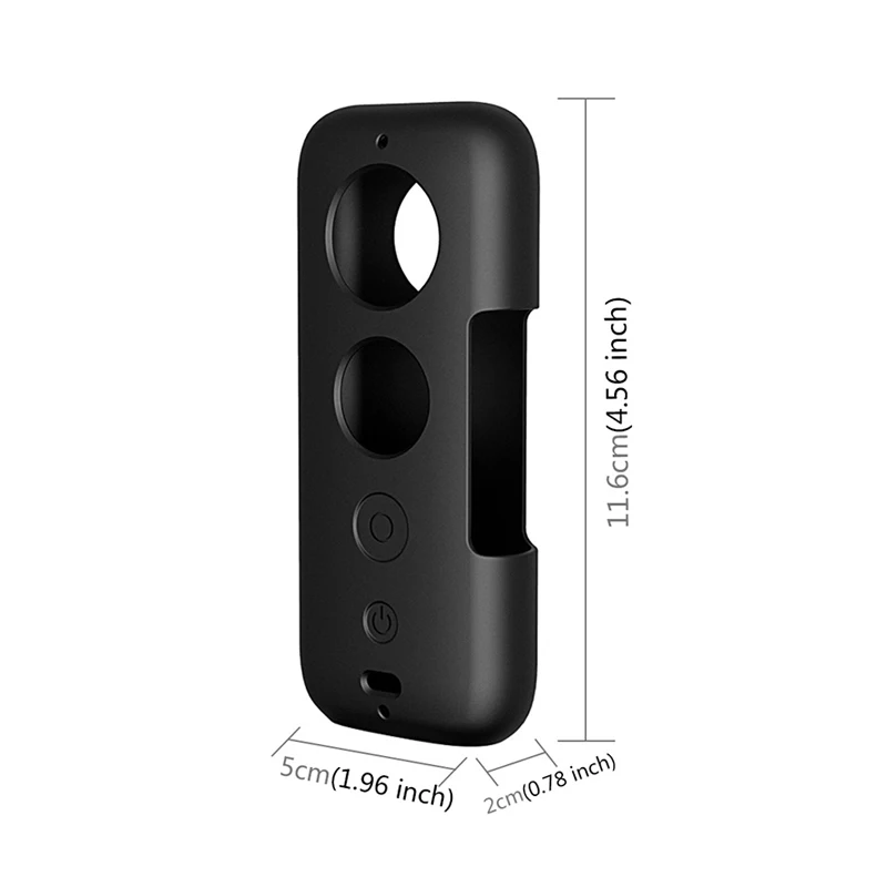 Для Insta360 One X аксессуары чехол для экшн-камеры защитное кремниевое наружное покрытие+ Крышка для объектива Insta360 One X Спортивная камера