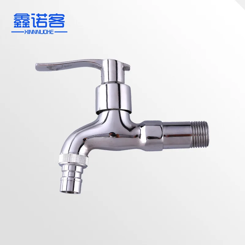 

Copper Medium-length Quick Opening Faucet Wholesale Wall-in Washing Machine Faucet Mop Pool Water Nozzle Manufacturers Direct Se