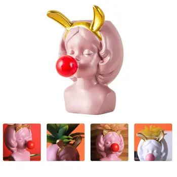 

1pc Artificial Flowerpot Bonsai Ornament Plant Bonsai Adornment for Desktop Shop Home