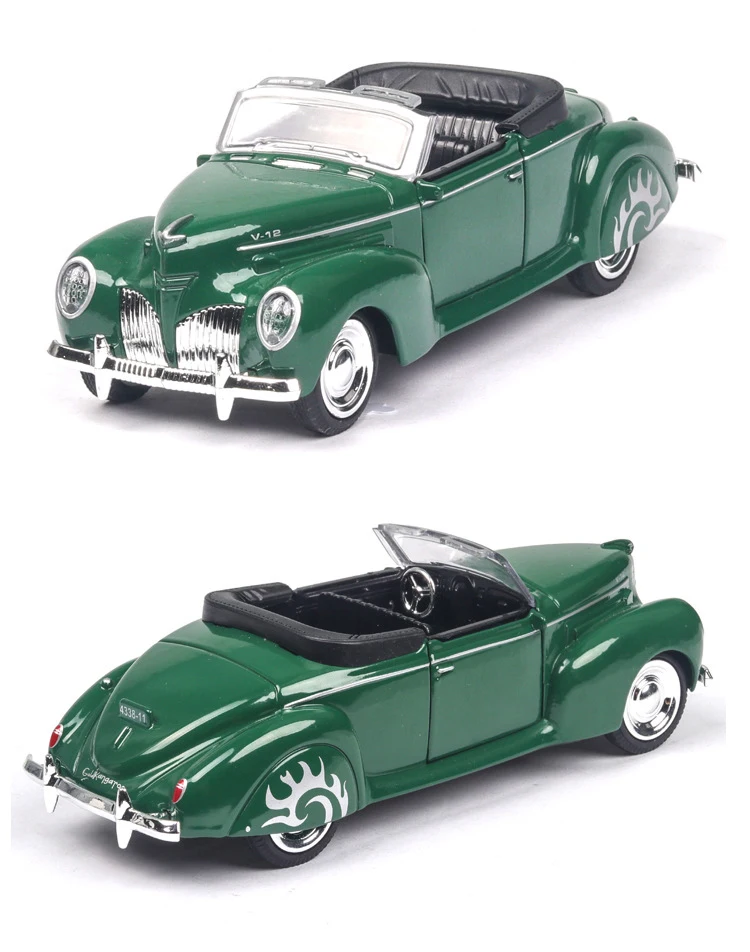 YMH SKU13056 Lincoln классический автомобиль-трансформер со звуком и светильник, игрушечный автомобиль из 1:32 сплава для детей