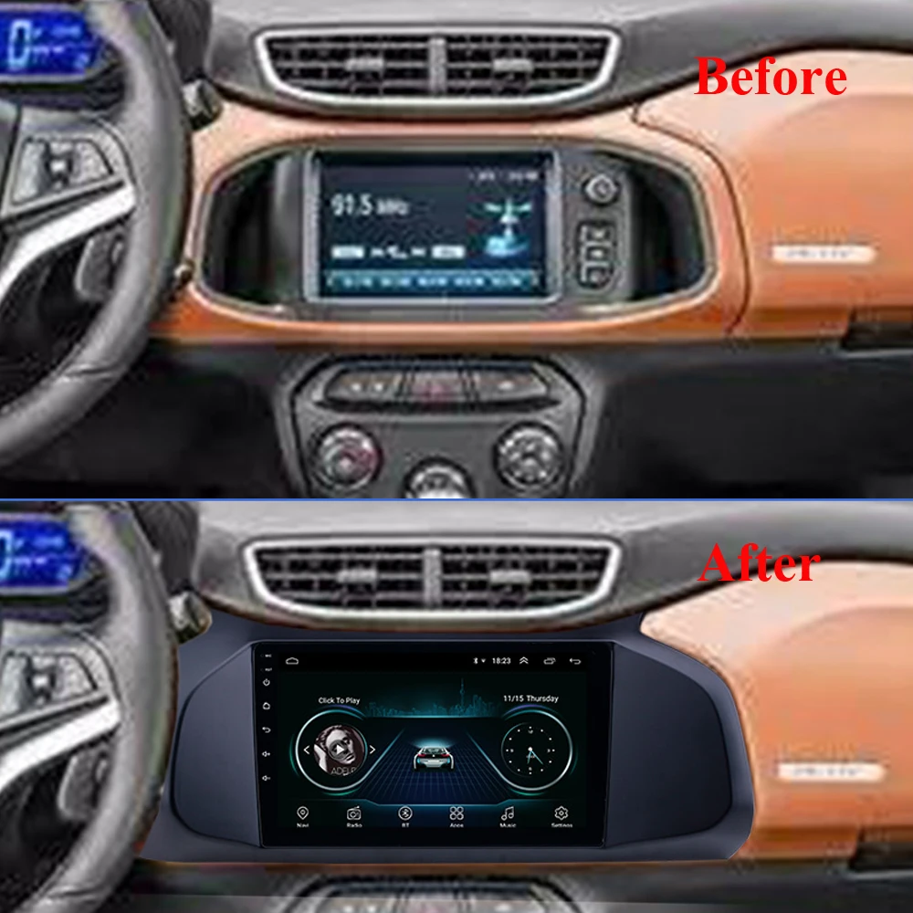 US $146.11 Eastereggs 9 Inch 2 Din Android Car Radio For Chevrolet Onix 20122020 WIFI GPS Navigation FM AM Bluetooth Multimedia Player