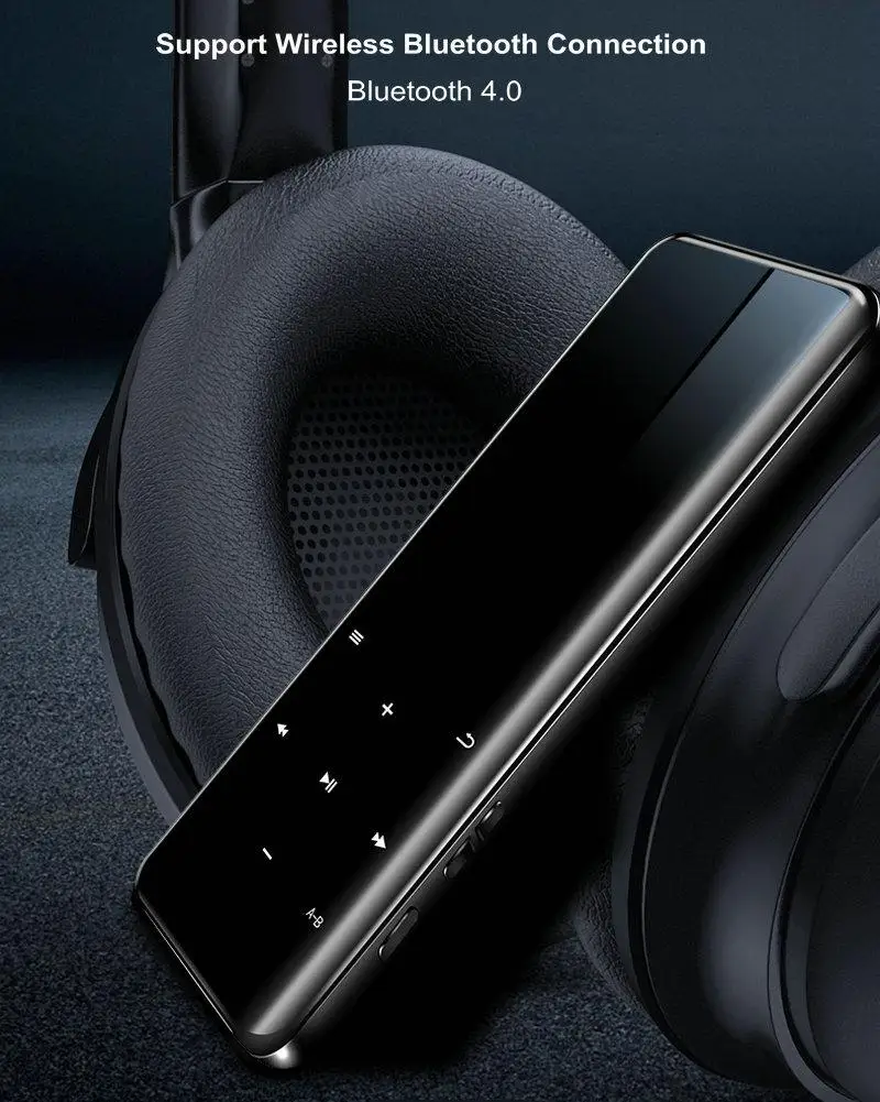 2,4 дюймов MP4 плеер портативный Bluetooth MP3 мультимедиа MP 4 тонкий сенсорный экран FM Радио Видео HiFi плеер