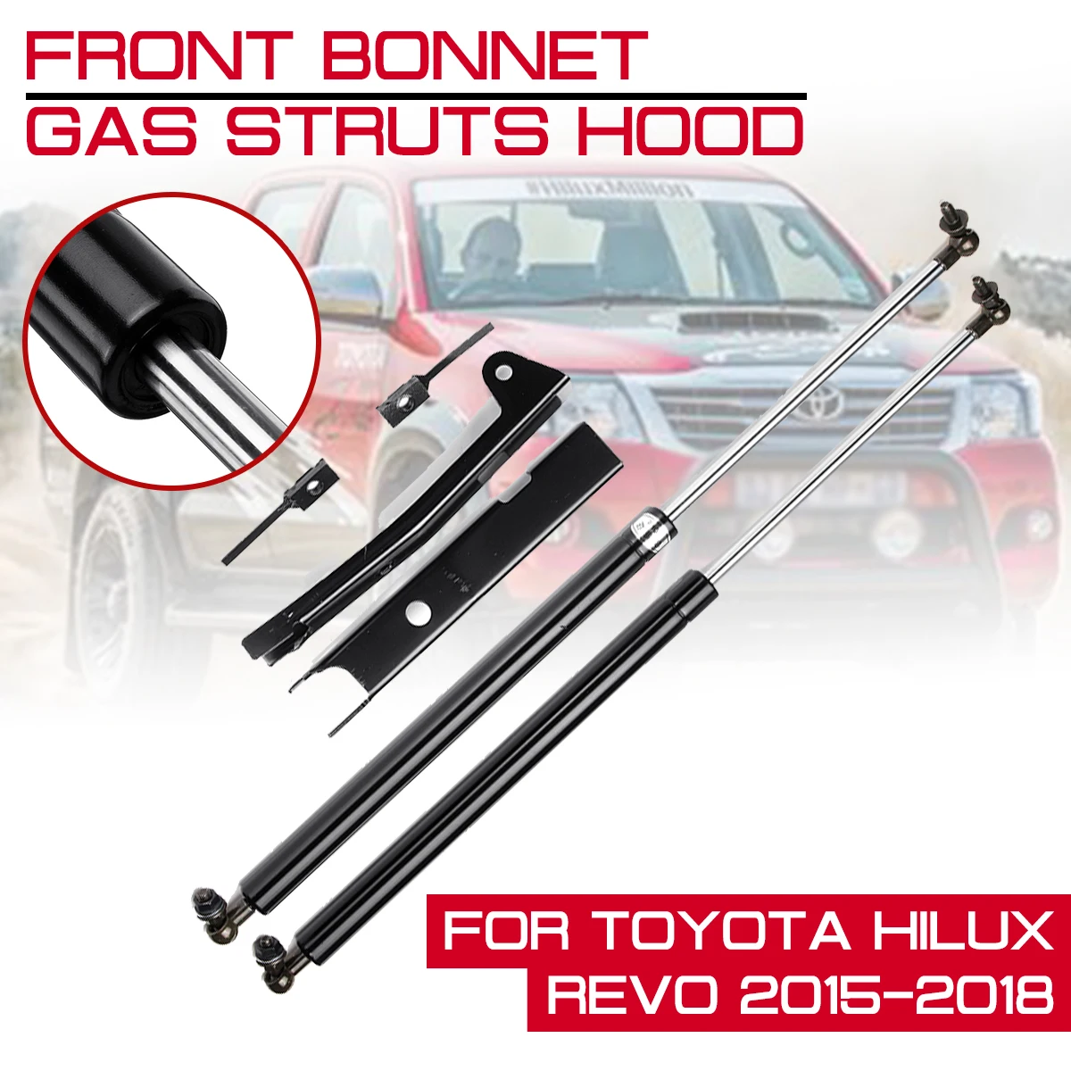 

Car Front Engine Cover Hood Shock Lift Strut For Toyota Fortuner Hilux Revo 2015 2016 Bar Support Props Rod Arm Gas Spring