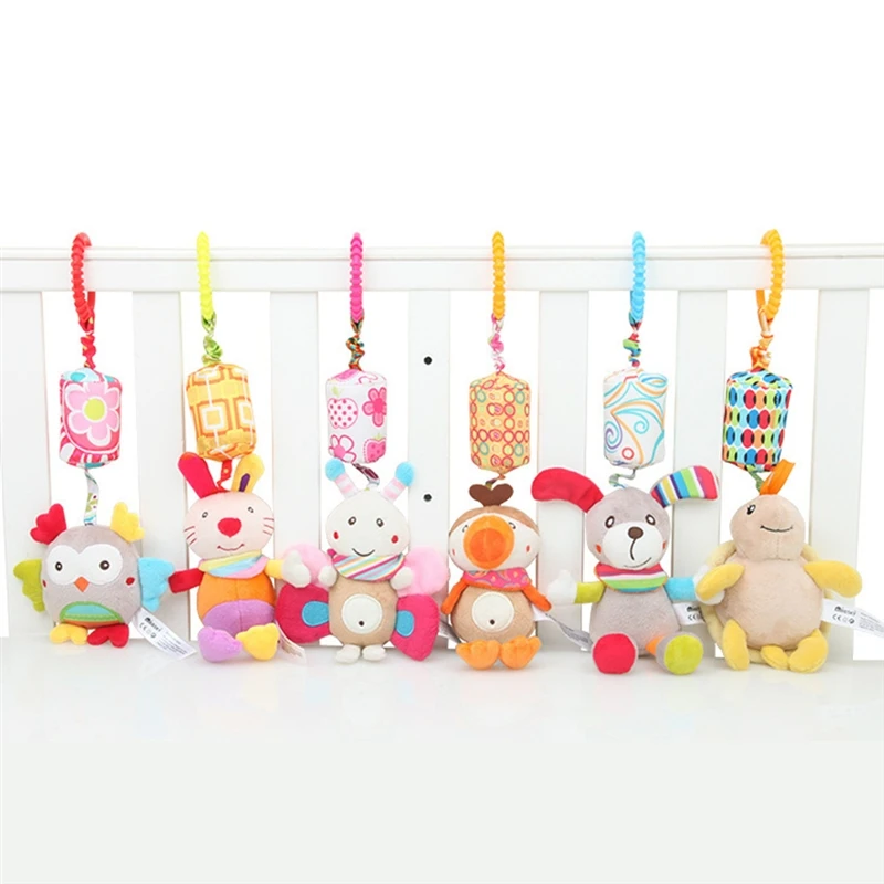 Подвесные игрушки, погремушки для младенцев, игрушки, красочные, новые, стильные, милые, для активного отдыха, спиральная кроватка, коляска, автомобильное сиденье, для путешествий