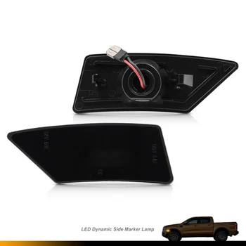 

Led Side Marker Light Front Side Amber Marker Light For Ford Ranger 2019-20 4500k Waterproof 2pcs