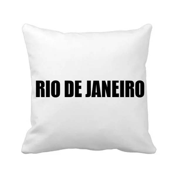 

Rio De Janeiro Brazil Name Throw Pillow Square Cover