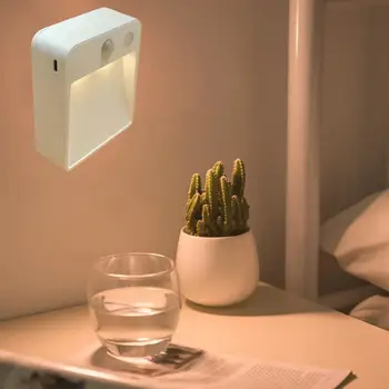 

LED Night Lamp PIR Infrared Motion Sensor Light For Kitchen Inner Drawer Cupboard Wardrobe Closet