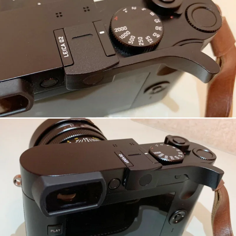 Металлическая защитная накладка из алюминиевого сплава для крепления камеры Leica Q2 Q Typ 116 черный красный