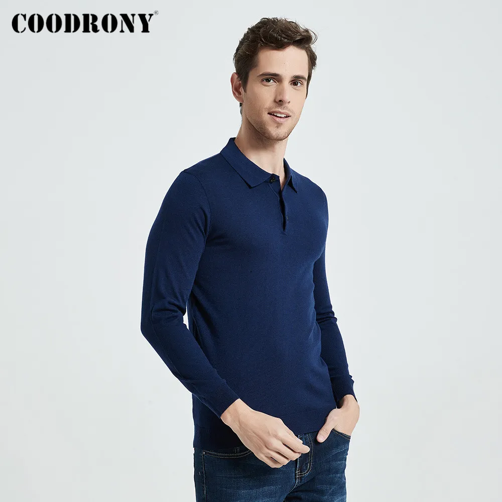 COODRONY кашемировый свитер Мужская одежда осень зима 2020 толстый теплый шерстяной