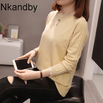 

Plus Size Lace Trim Pullovers Sweaters Women 2020 Autumn Winter Trendy Ladies Knitted Jumpers Oversize Female Knitwear Tops