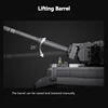 Simulation Building Block Assembly Remote Control Battle Tank All-round Driving 360° Rotate Turret Lifting Barrel Puzzle RC Tank 5