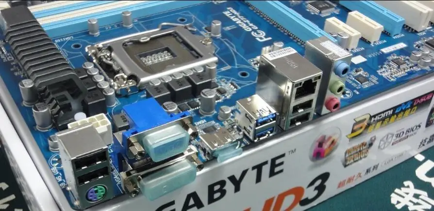Gigabyte GA-Z77-HD3 оригинальная материнская плата DDR3 LGA 1155 Z77-HD3 USB2.0 USB3.0 32Гб SATA III Z77 б/у рабочего Материнская плата