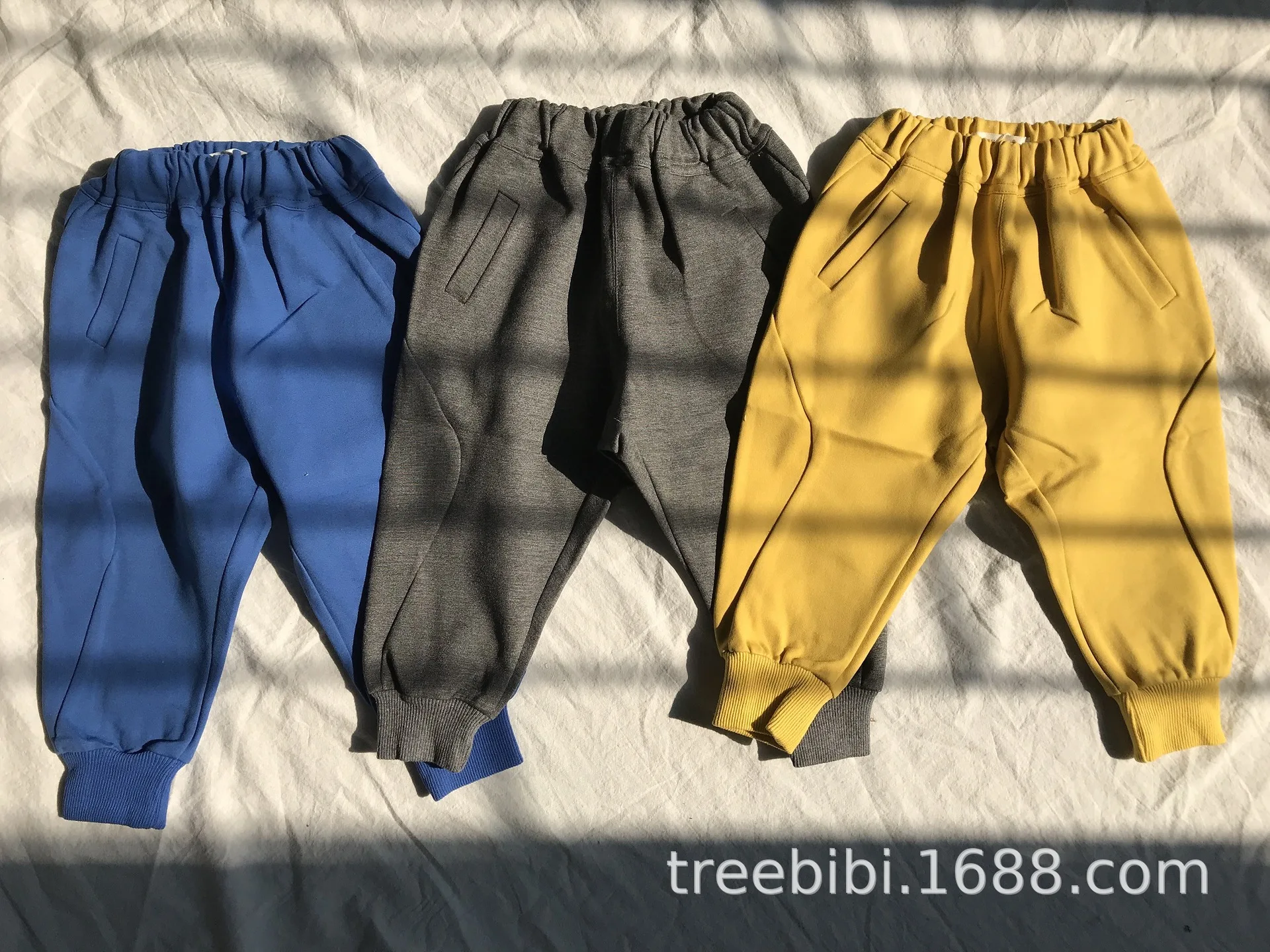 Treebibi/Новинка года; стильные детские брюки; сезон осень; трехцветные спортивные брюки в римском стиле для мужчин и женщин