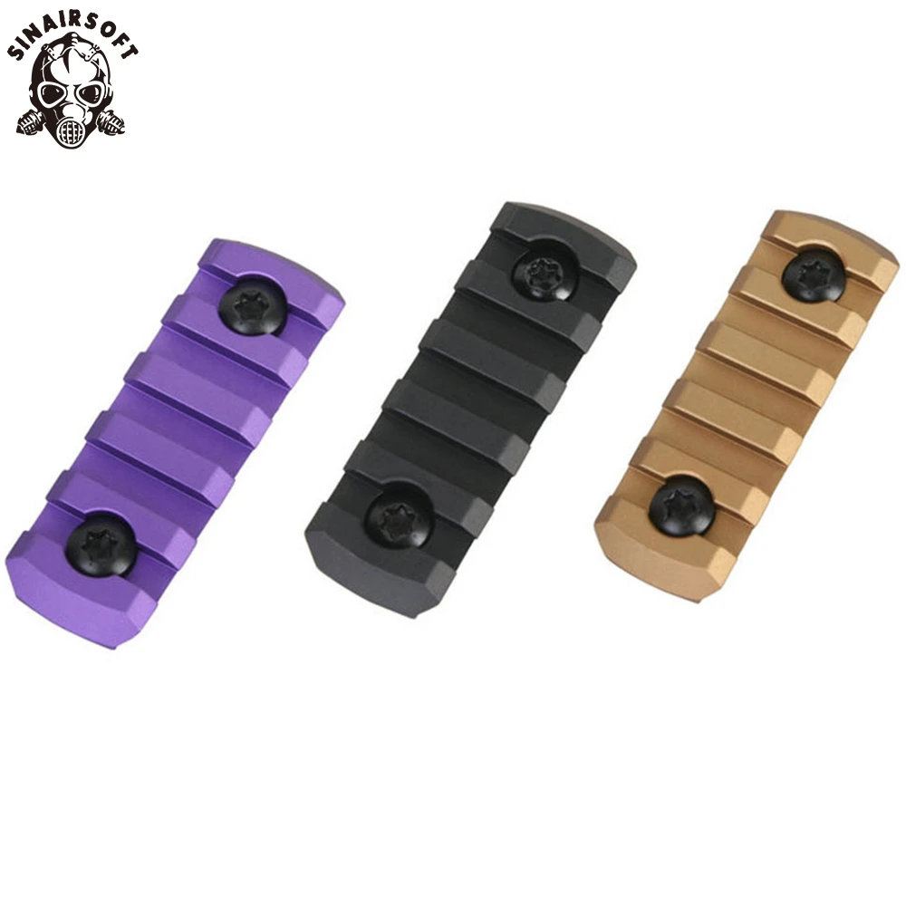 

Tactical Picatinny Style 5 Slots Modular Rail Panel CNC Machined Ergonomic With For M-LOK Hunting AR15 Scope Mount Accessory