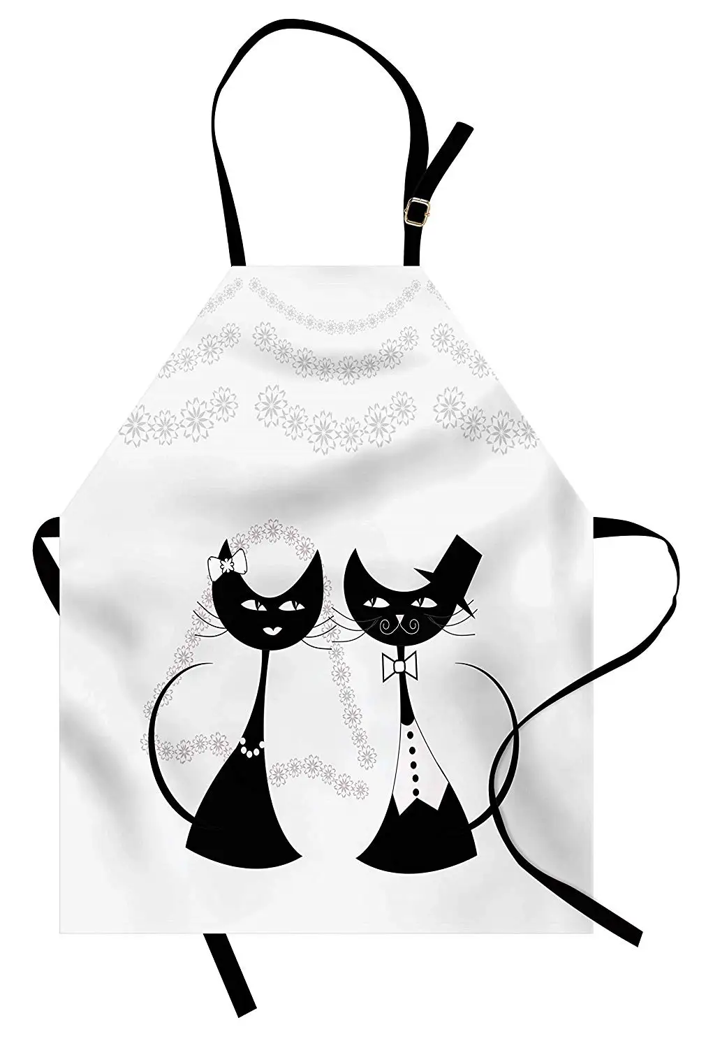 Фартук с животными кошки Жених Невеста жизнь партнеров празднование платье