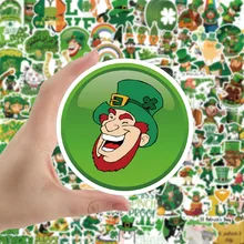 

10/50/100PCS St. Patrick's Day Stickers Aesthetic DIY Water Bottle Scrapbooking Suitcase Laptop Kid Toy Waterproof Sticker Packs