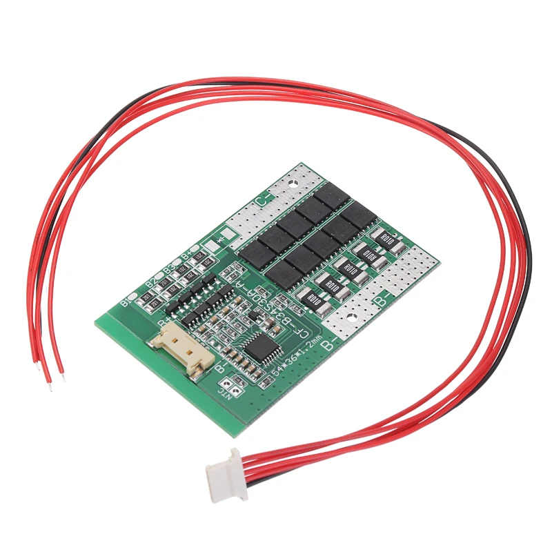 Для LiFePo4 LiFe 1pc 4S 30A 12V BMS PCB Защитная балансировочная плата 18650 батарея